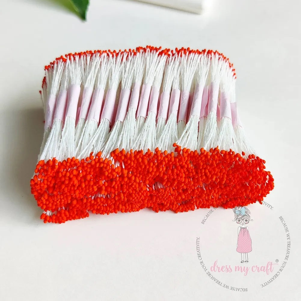 Micro Mini Thread Pollen - Neon Orange