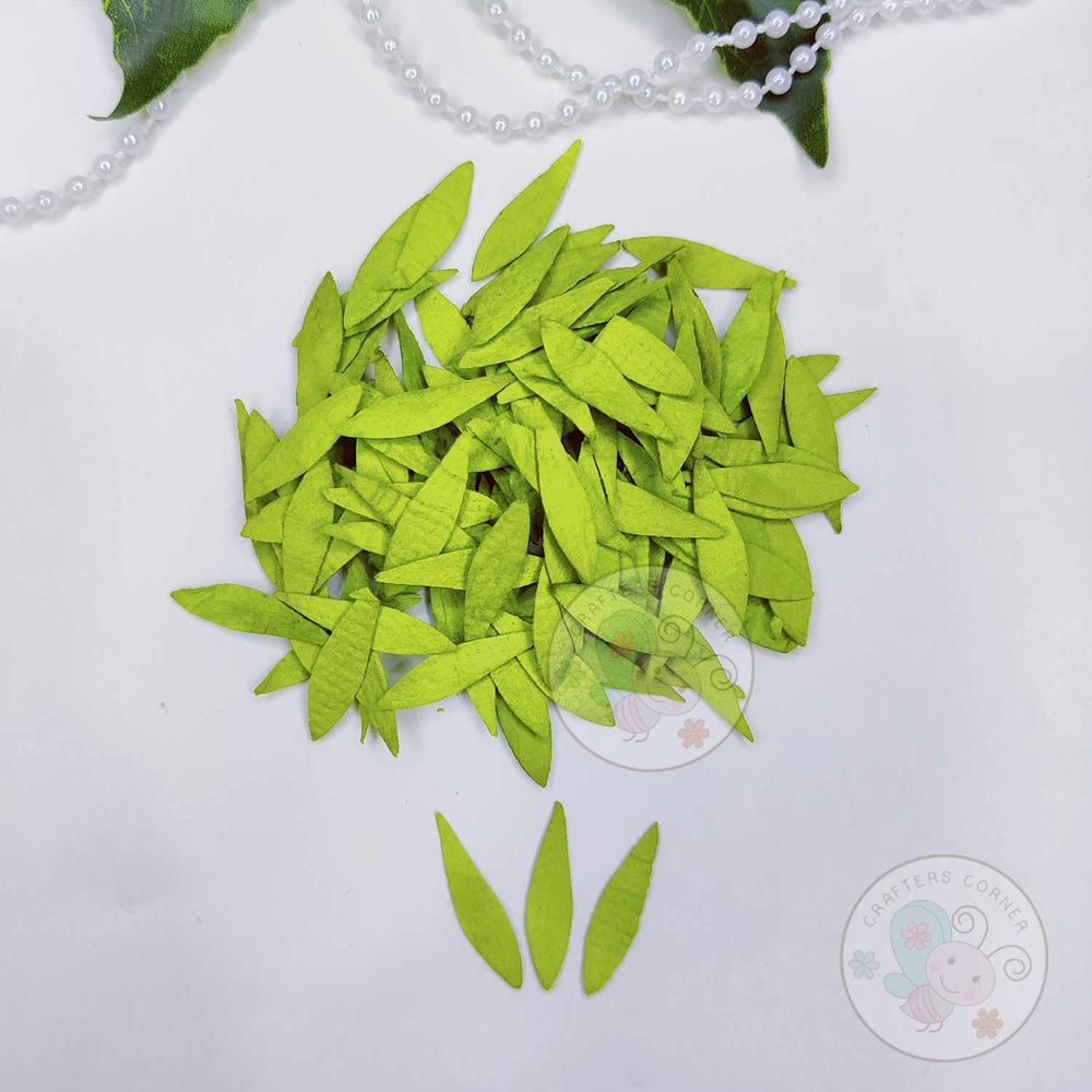 Micro Mini Tulip Mulberry Leaves - Pear Green