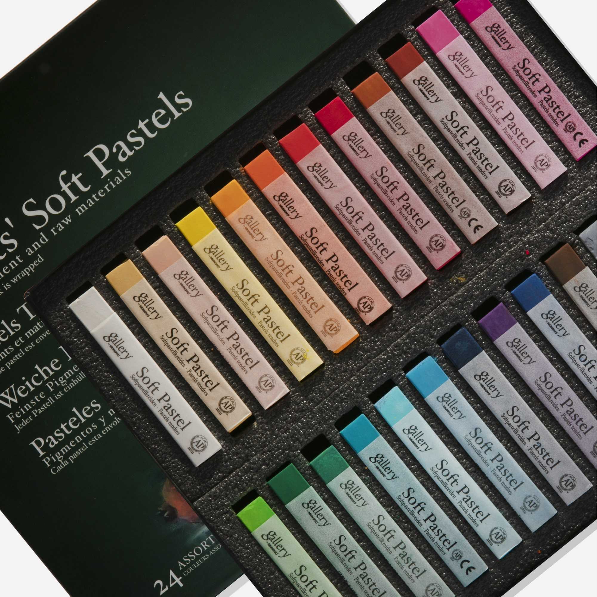 Artists' Soft Pastels - 24 Assorted Colors