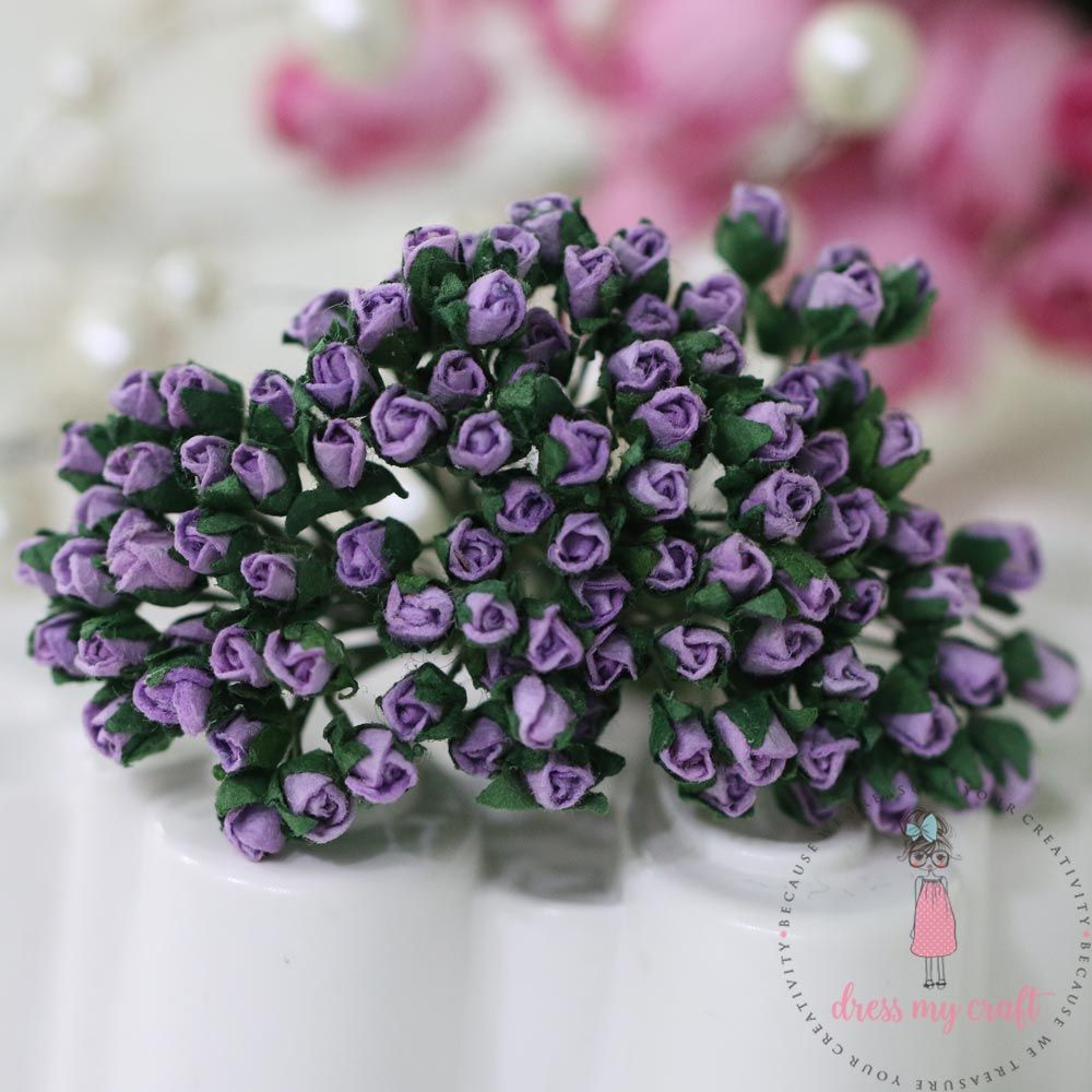 Micro Rose Buds - Grape