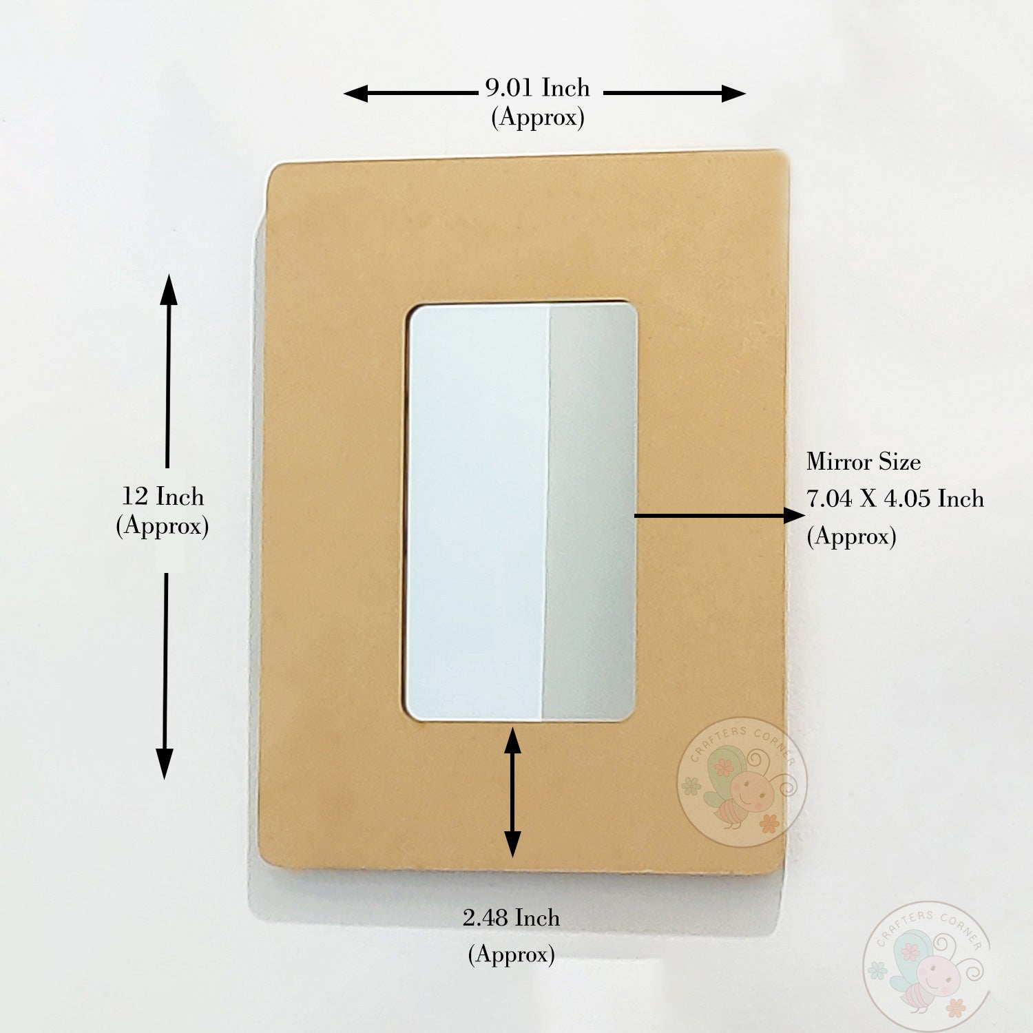 Big MDF Home Decor Mirror - Combo