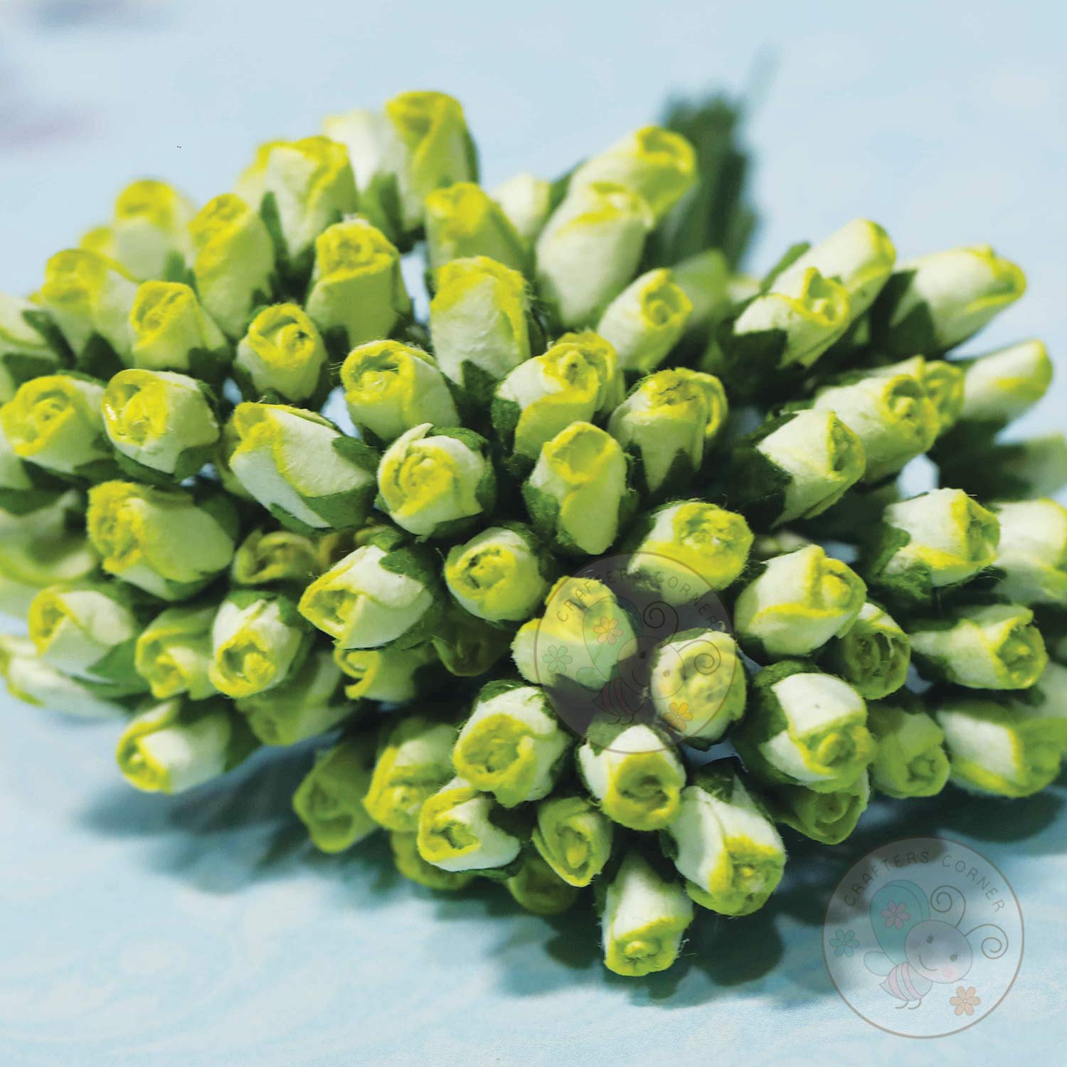 Micro Rose Buds 10 MM - Light Green