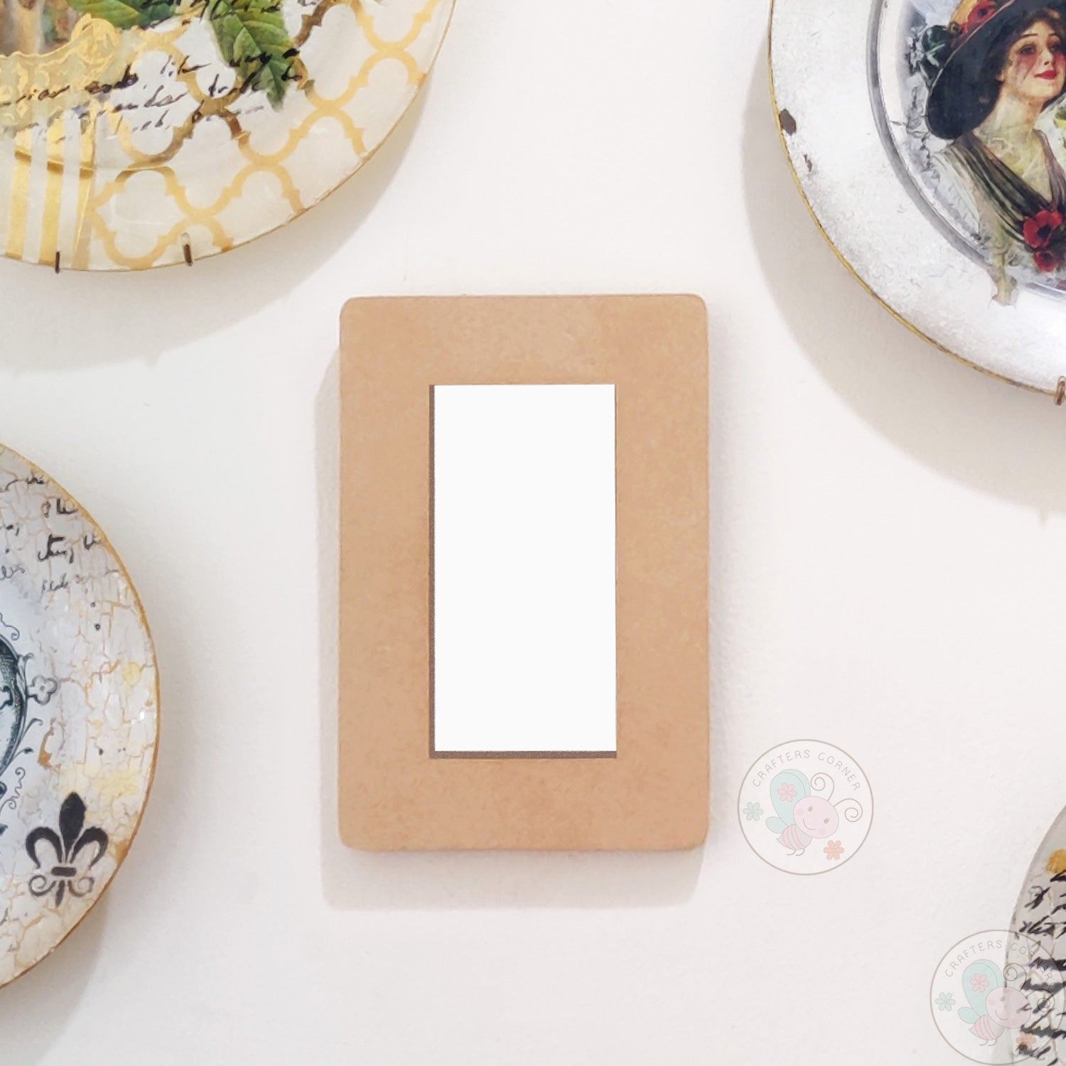 MDF Rectangle Home Decor Mirror - Small