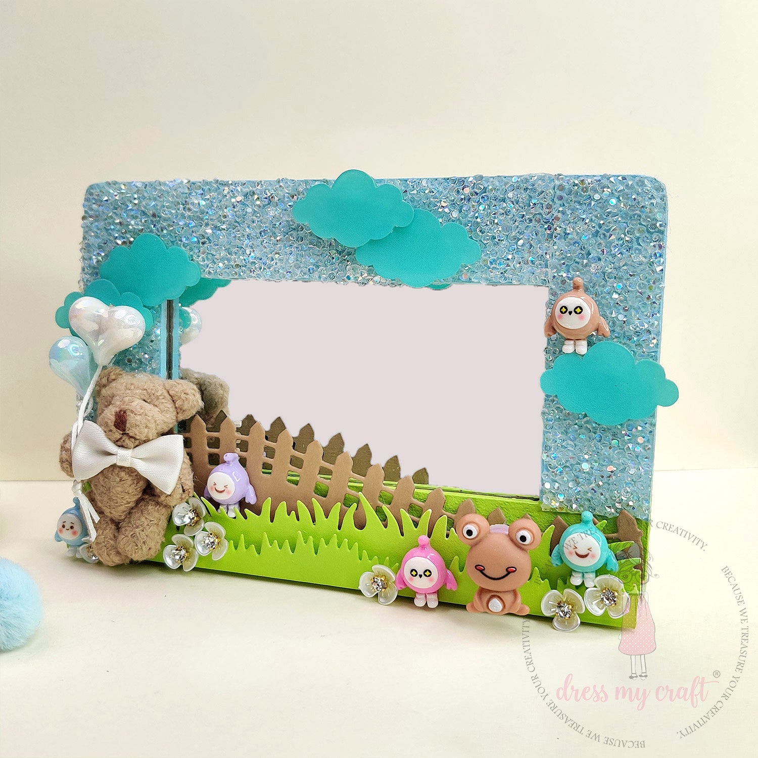 Pearl Flower With Diamond Stud