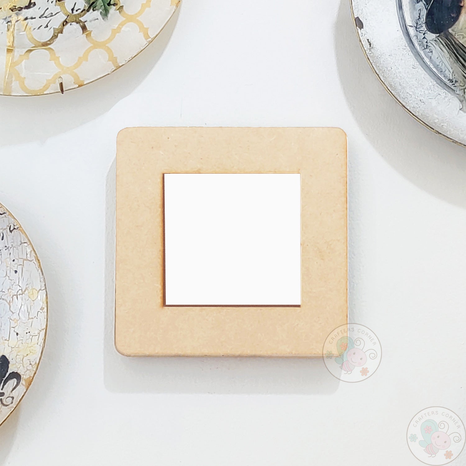 MDF Square Home Decor Mirror - Small