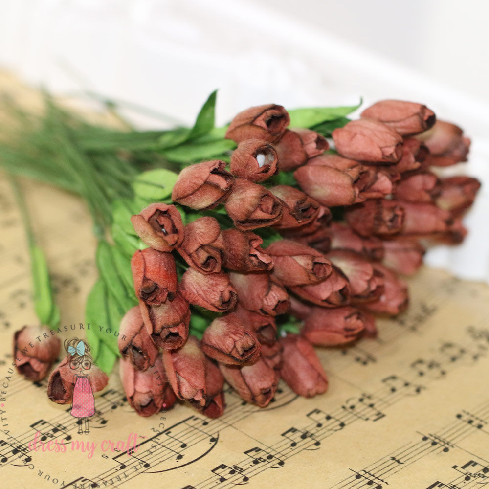 Tulip Buds - Vintage Brown