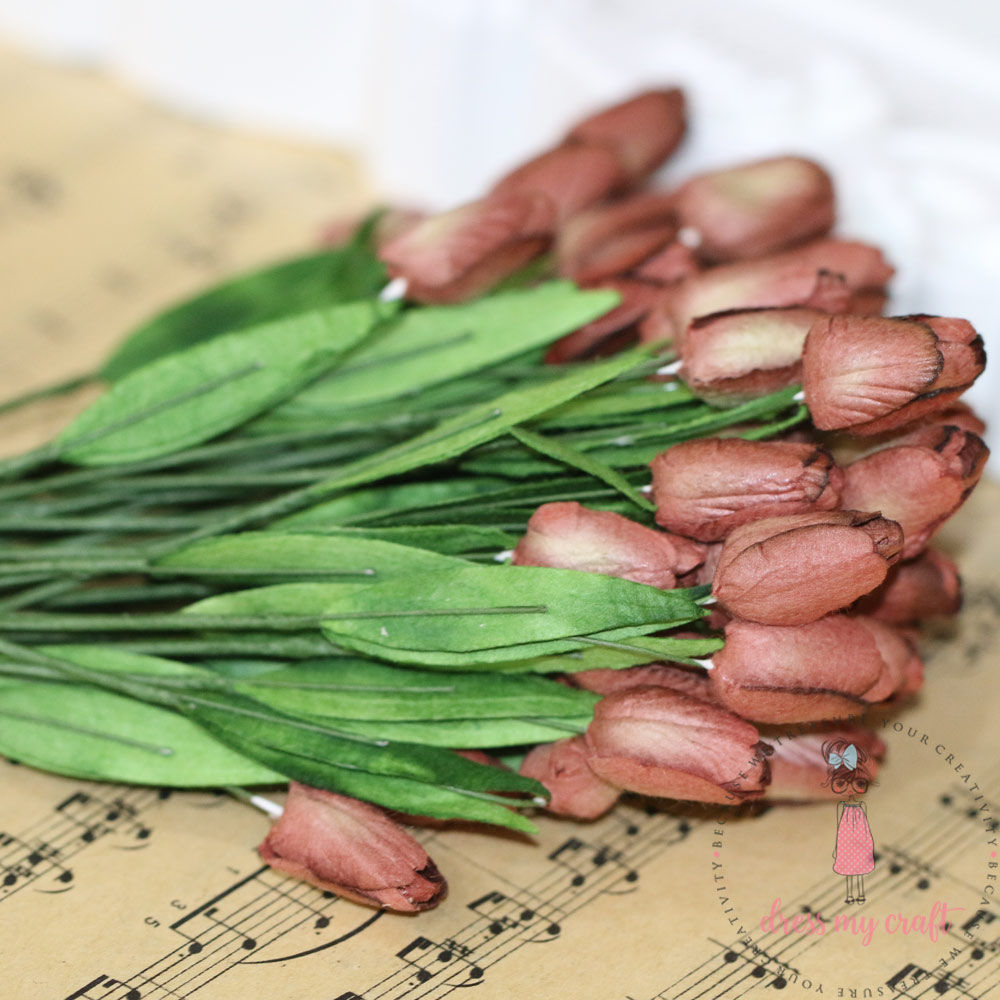 Tulip Buds - Vintage Brown