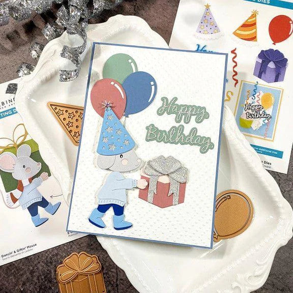 Birthday Wreath Add-Ons Etched Dies from the Beautiful Wreaths Collection by Suzanne Hue