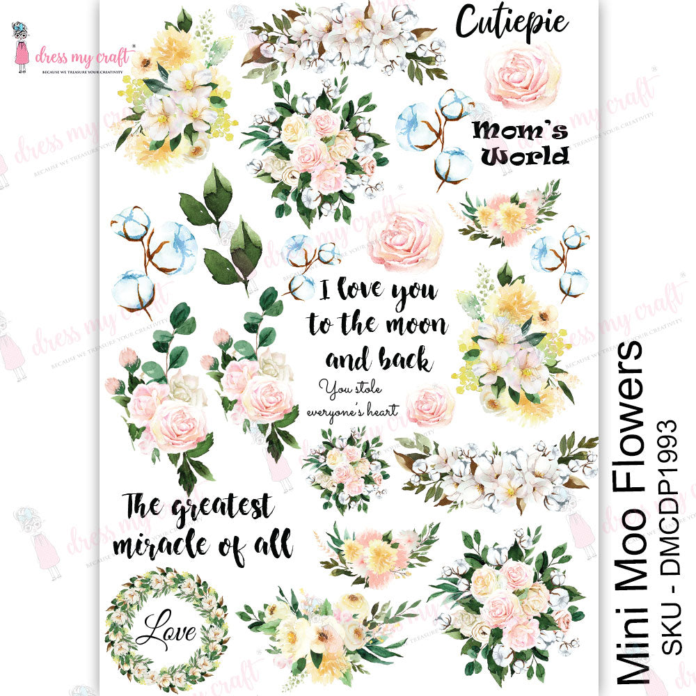 Mini Moo Flowers - Transfer Me