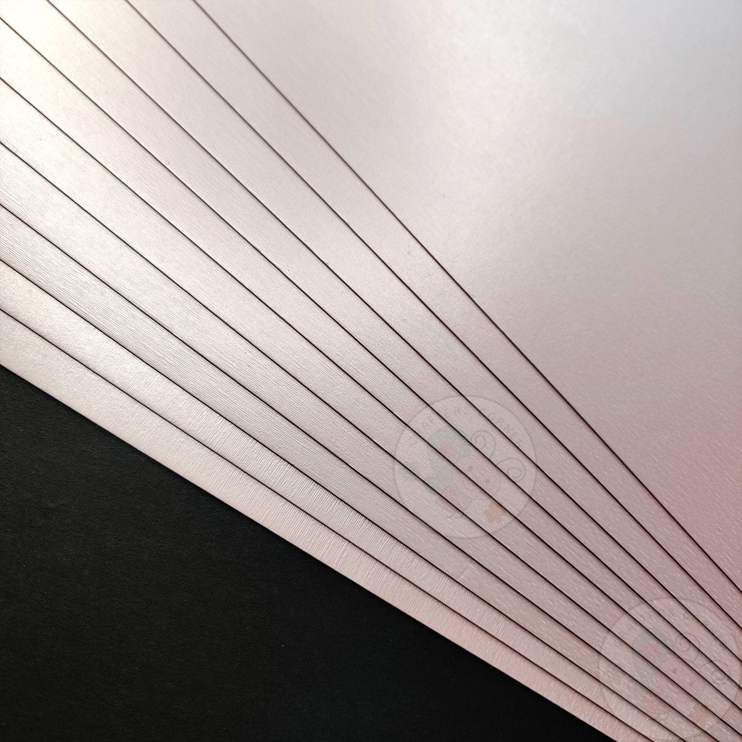 Pearl Light Lavender Textured Cardstock - 300 GSM