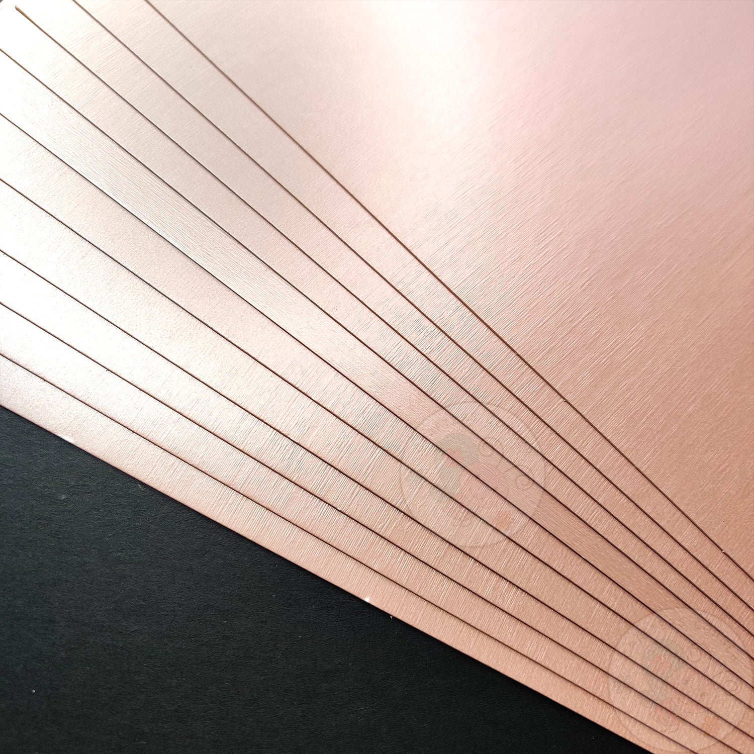 Pearl Warm Peach Textured Cardstock - 300 GSM