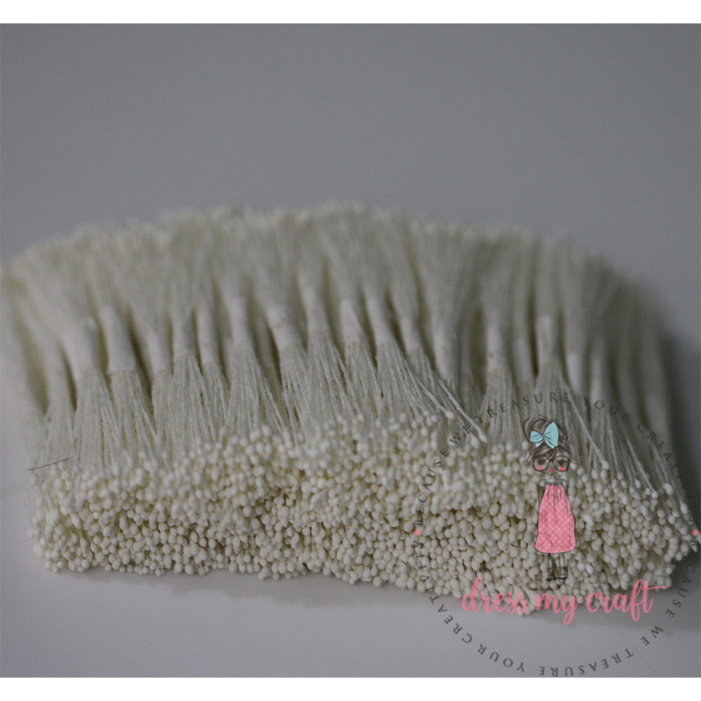 Micro Mini Thread Pollen - White
