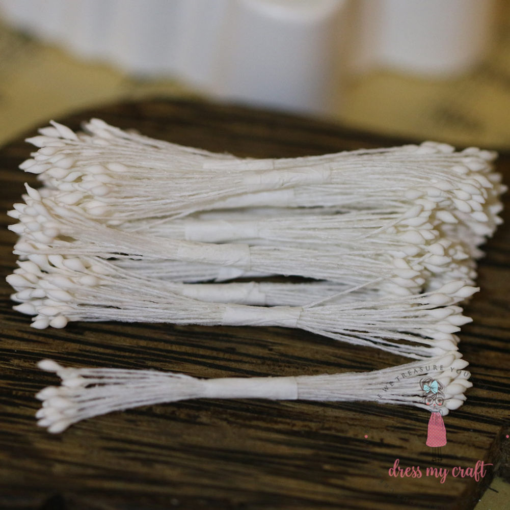 Pointed Thread Pollen - White