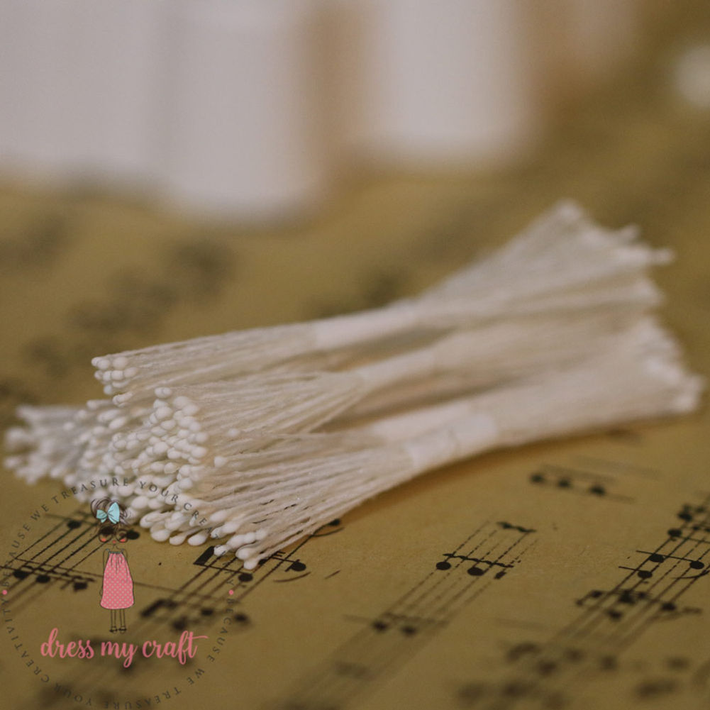 Micro Mini Thread Pollen - White