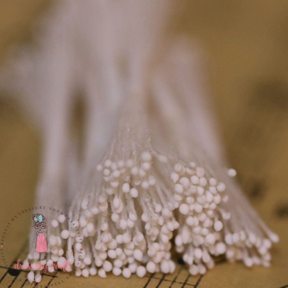 Micro Mini Thread Pollen - White