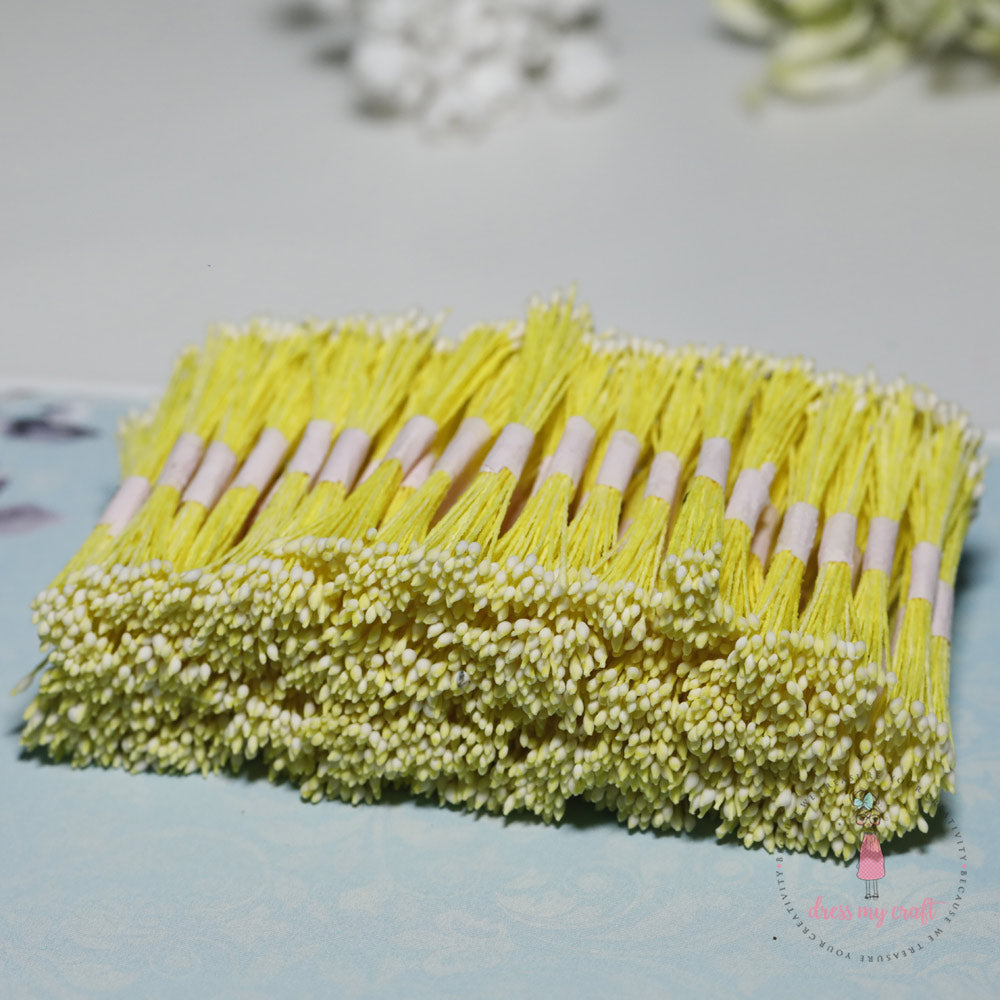 Pointed Thread Pollen - White Yellow