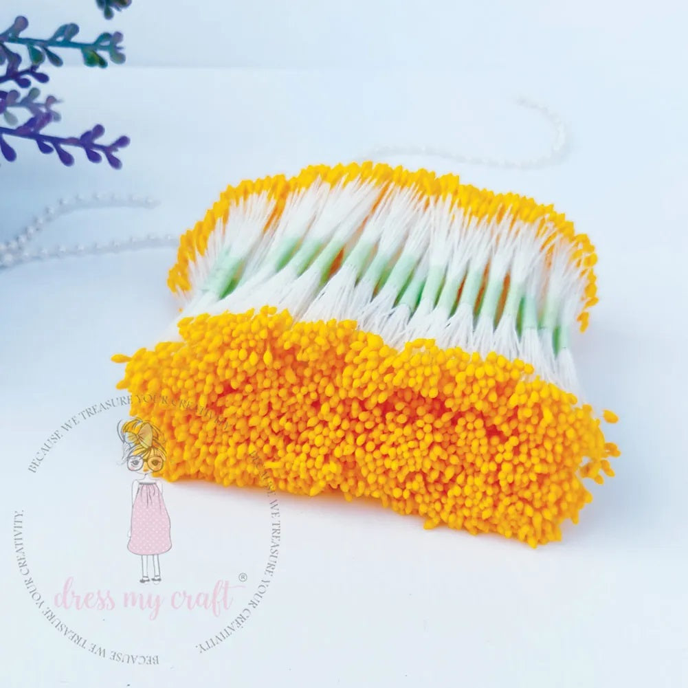 Pointed Thread Thick Pollen - Bright Yellow