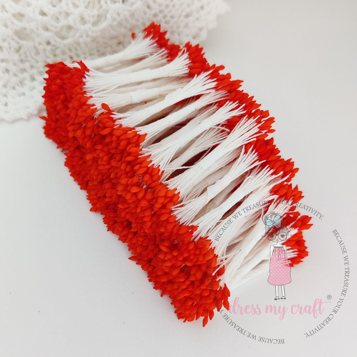 Pointed Thread Thick Pollen - Spicy Orange