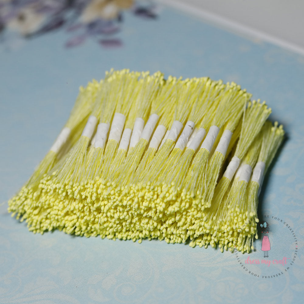 Pointed Thick Thread Pollen -Yellow