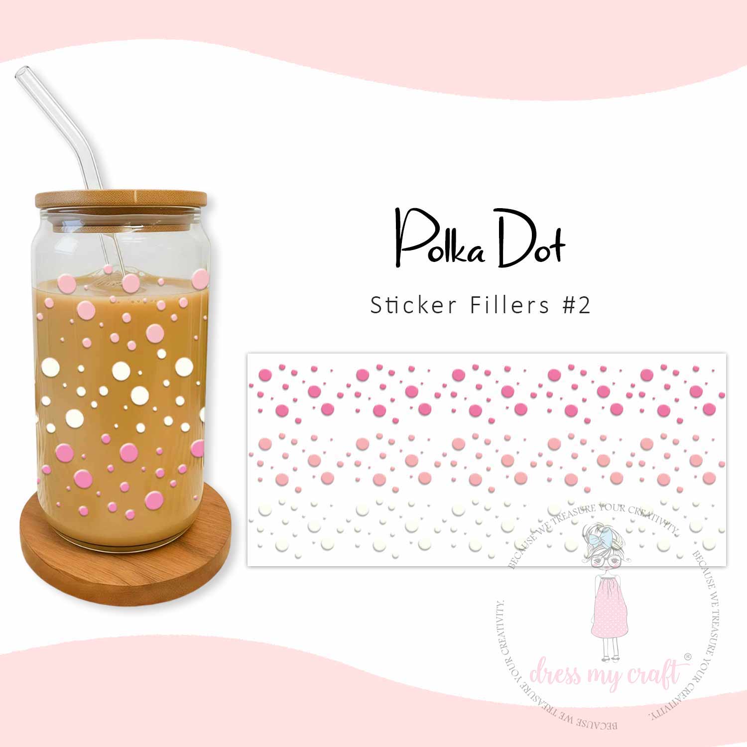 Stick N Peel Stickers- Polka Dot #2