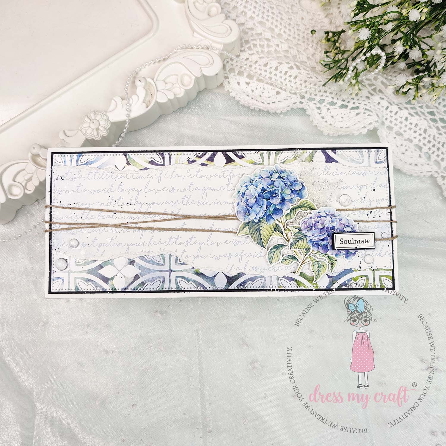 Hydrangea Lawns Motif Sheet