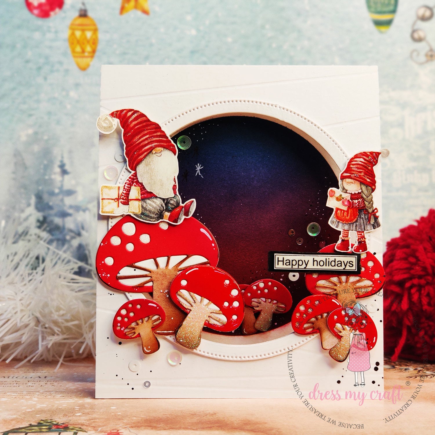Holly Jolly Christmas 6" X 6" Paper Pad
