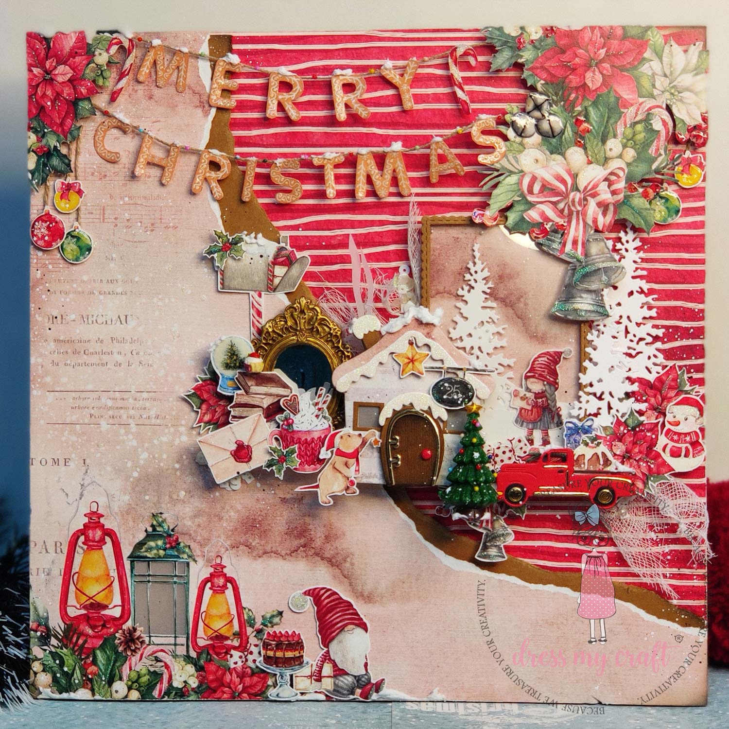 Holly Jolly Christmas 6" X 6" Paper Pad