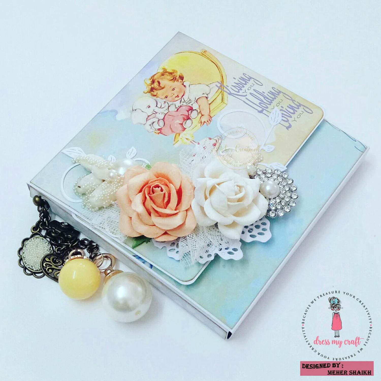 Precious Baby Boy - 12" x 12" Paper Pad