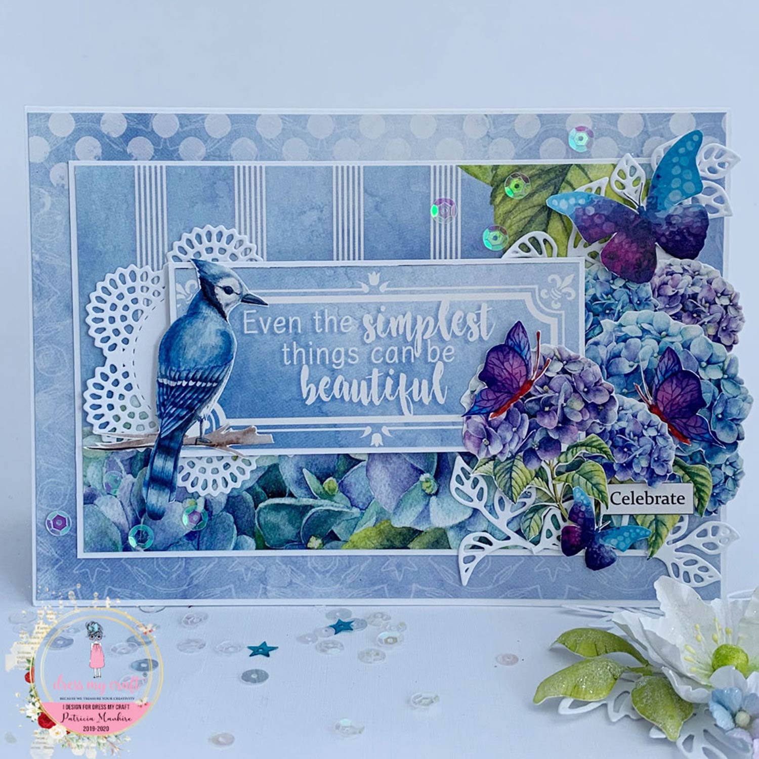 Hydrangea Lawns Motif Sheet