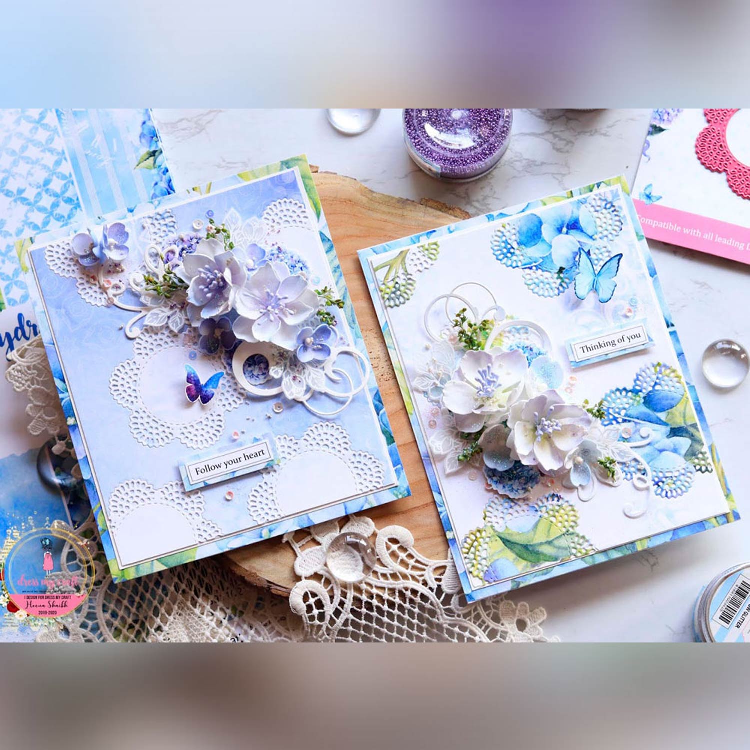 Hydrangea Lawns Motif Sheet