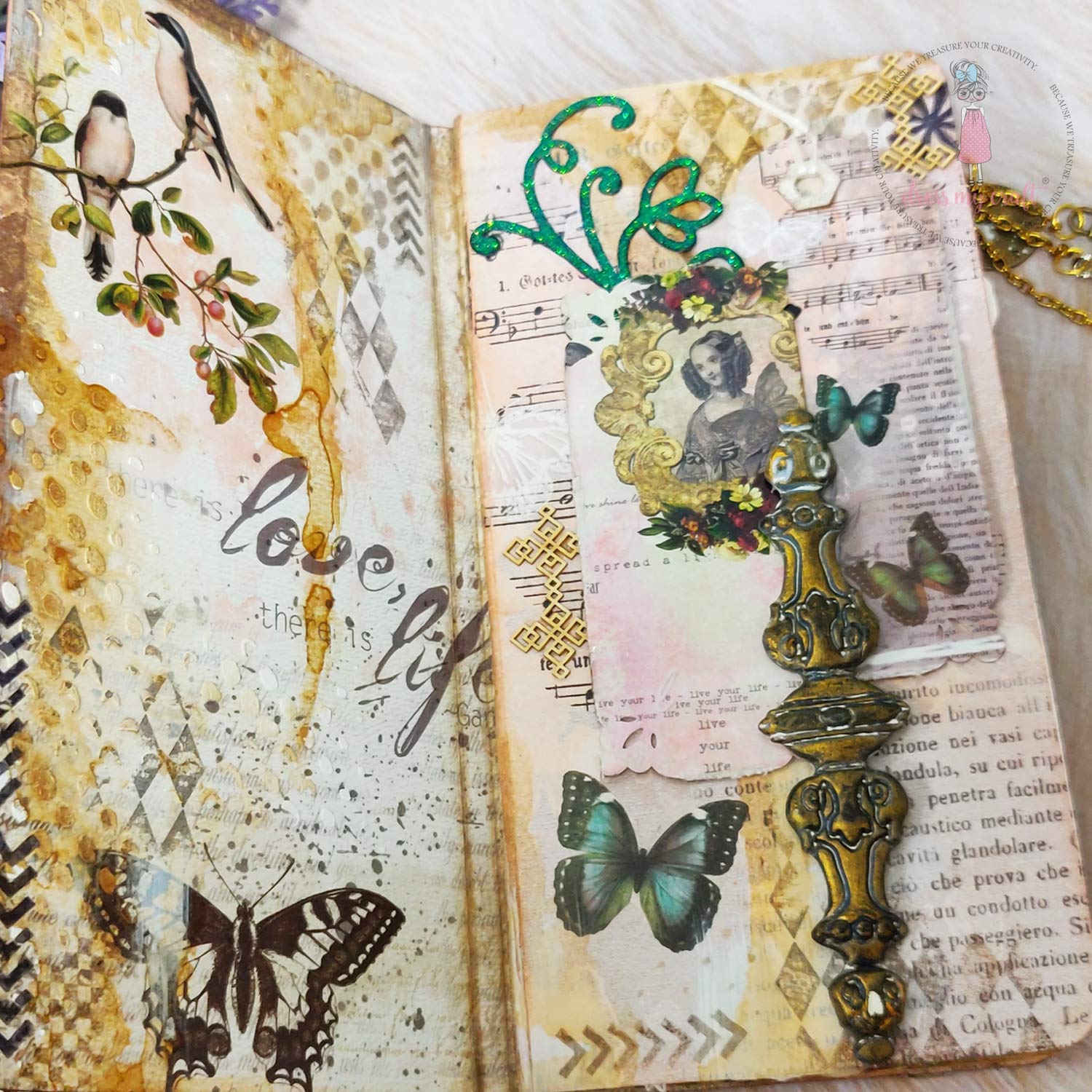 My Vintage Lady - 12" x 12" Paper Pad