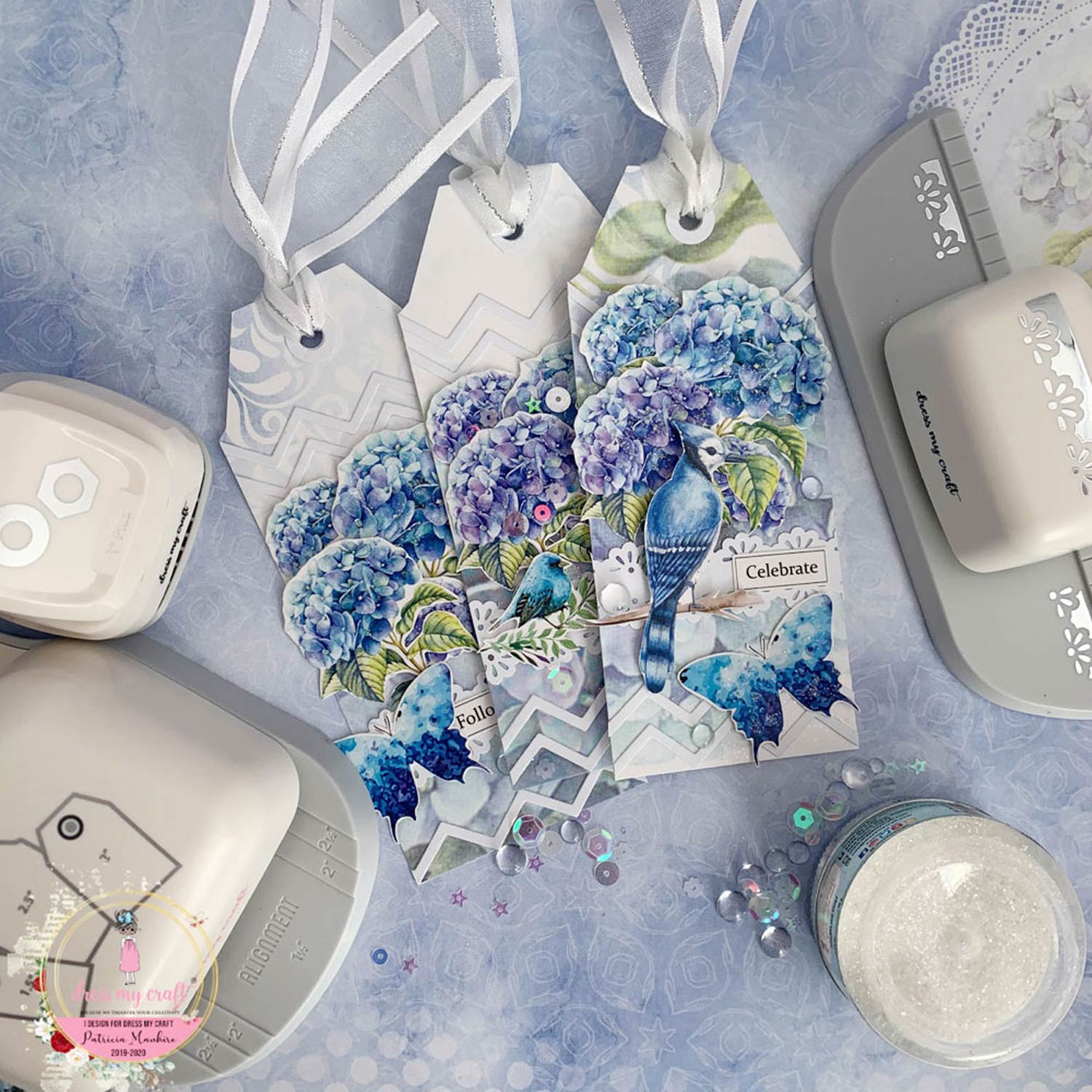 Hydrangea Lawns Motif Sheet