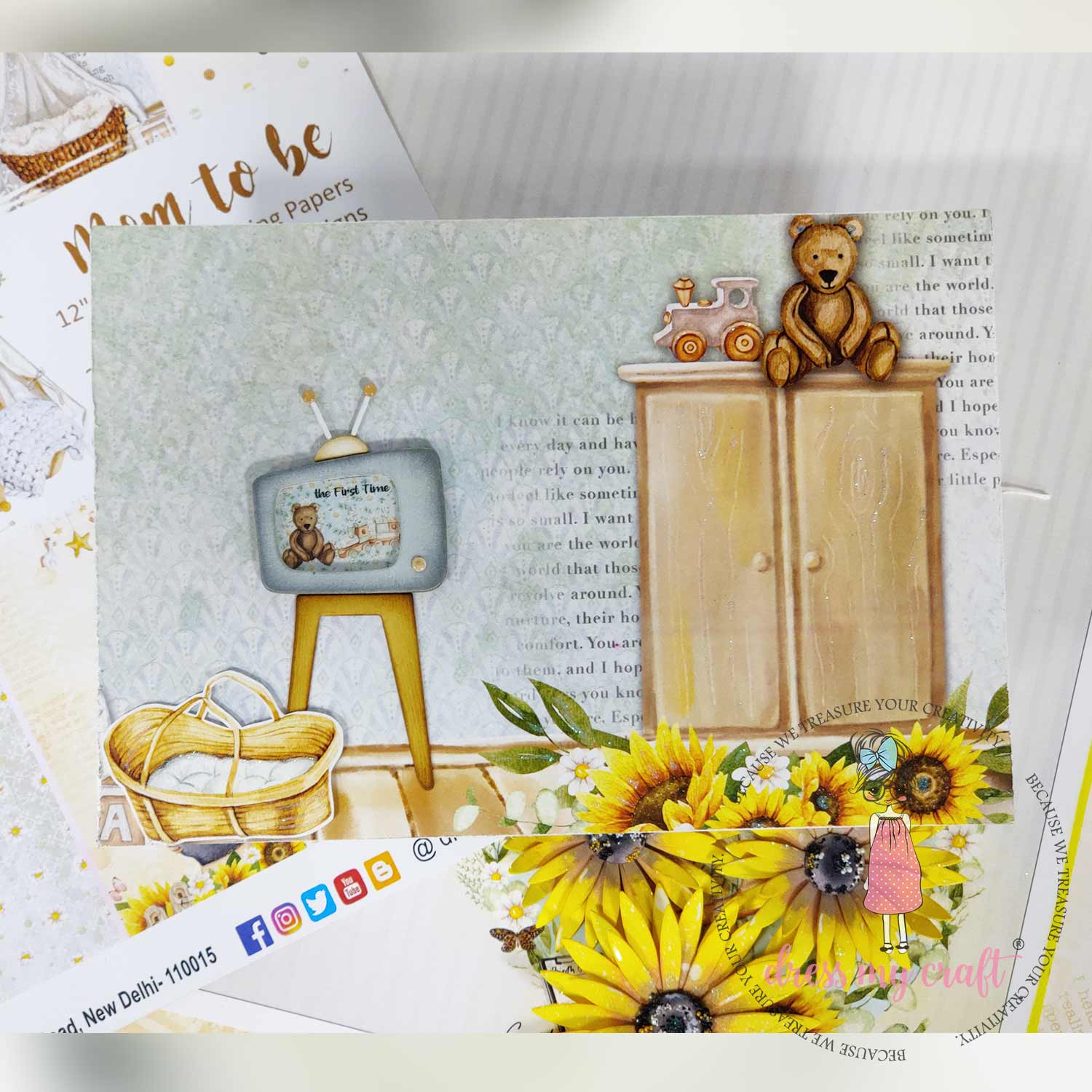 Mom To Be 12''x12'' Paper Pad