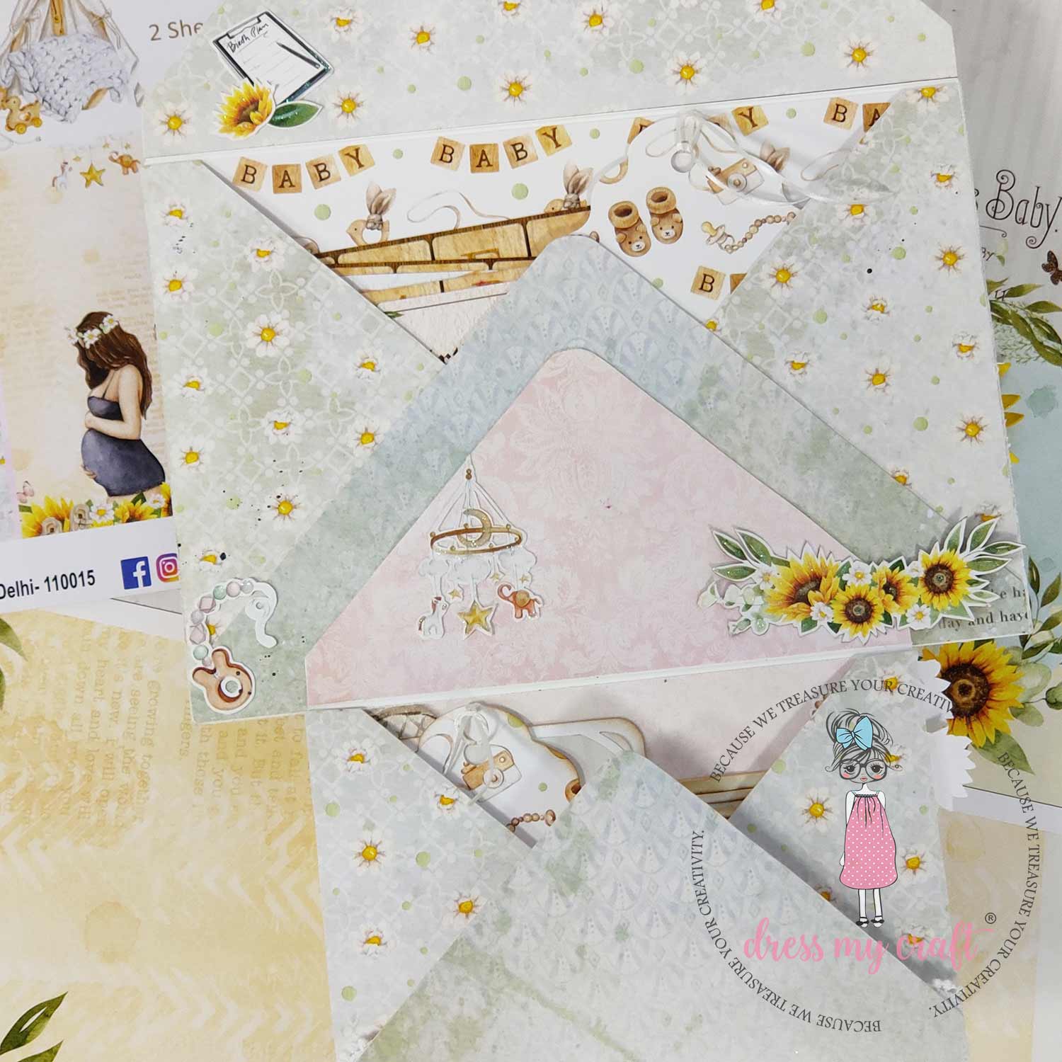 Mom To Be 12''x12'' Paper Pad