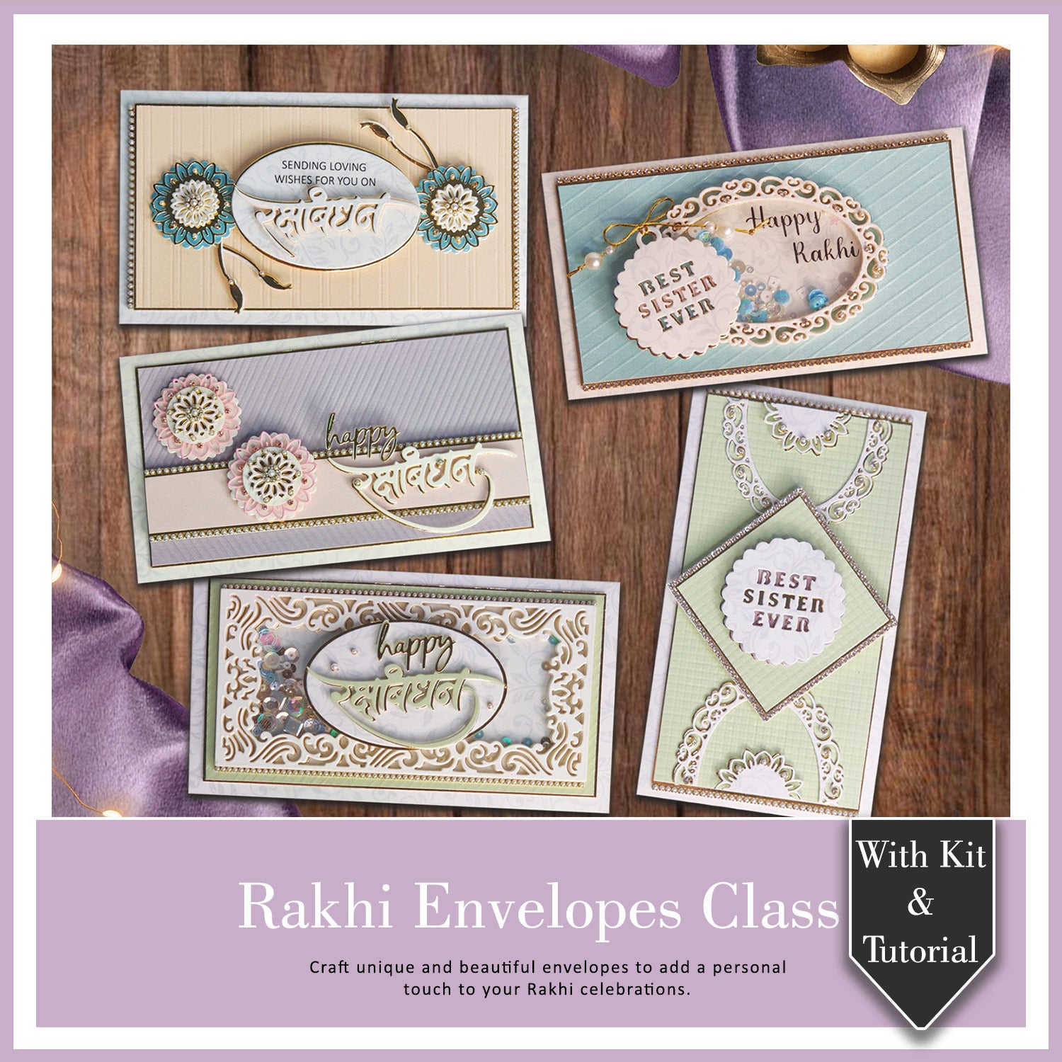Rakhi Envelopes Class With Kit