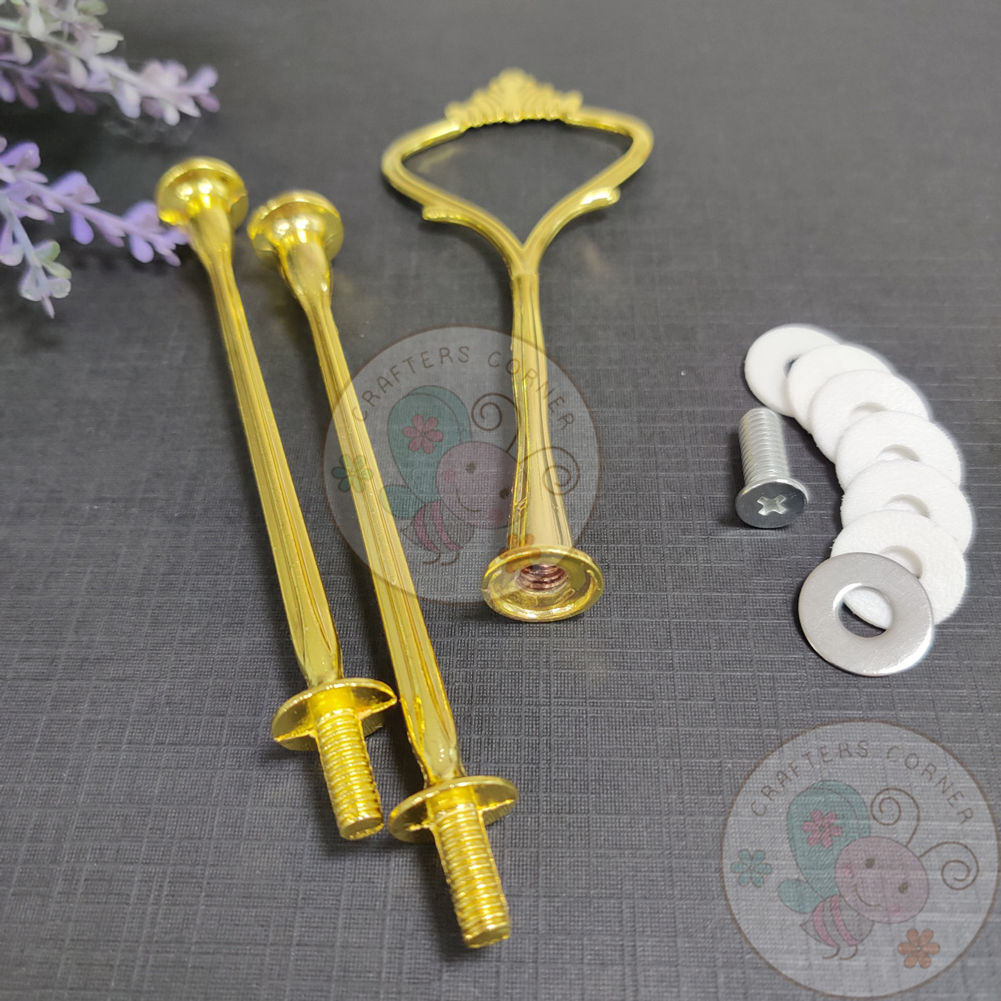 Resin Cake Stand Handle #2 - Golden