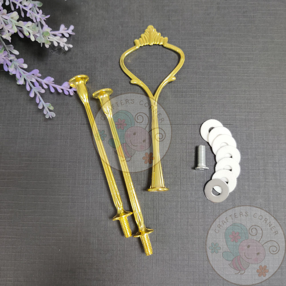Resin Cake Stand Handle #2 - Golden