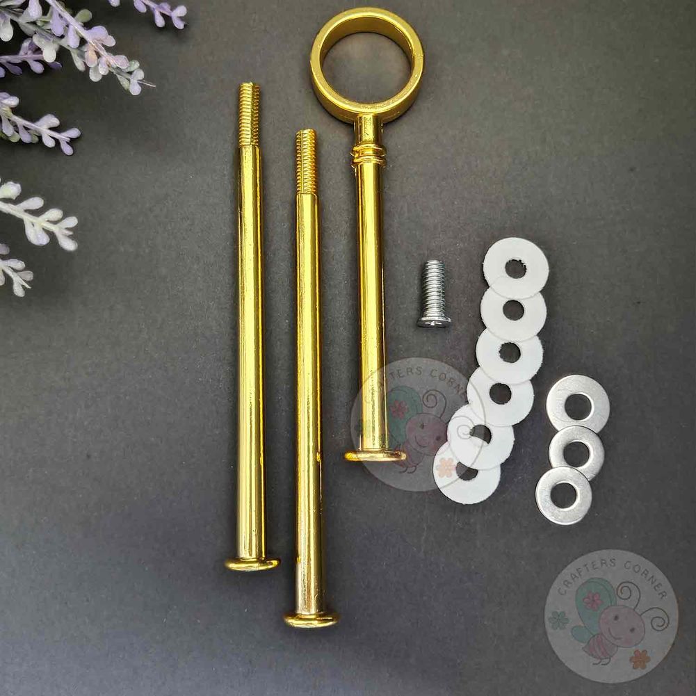Resin Cake Stand Handle #5 - Golden