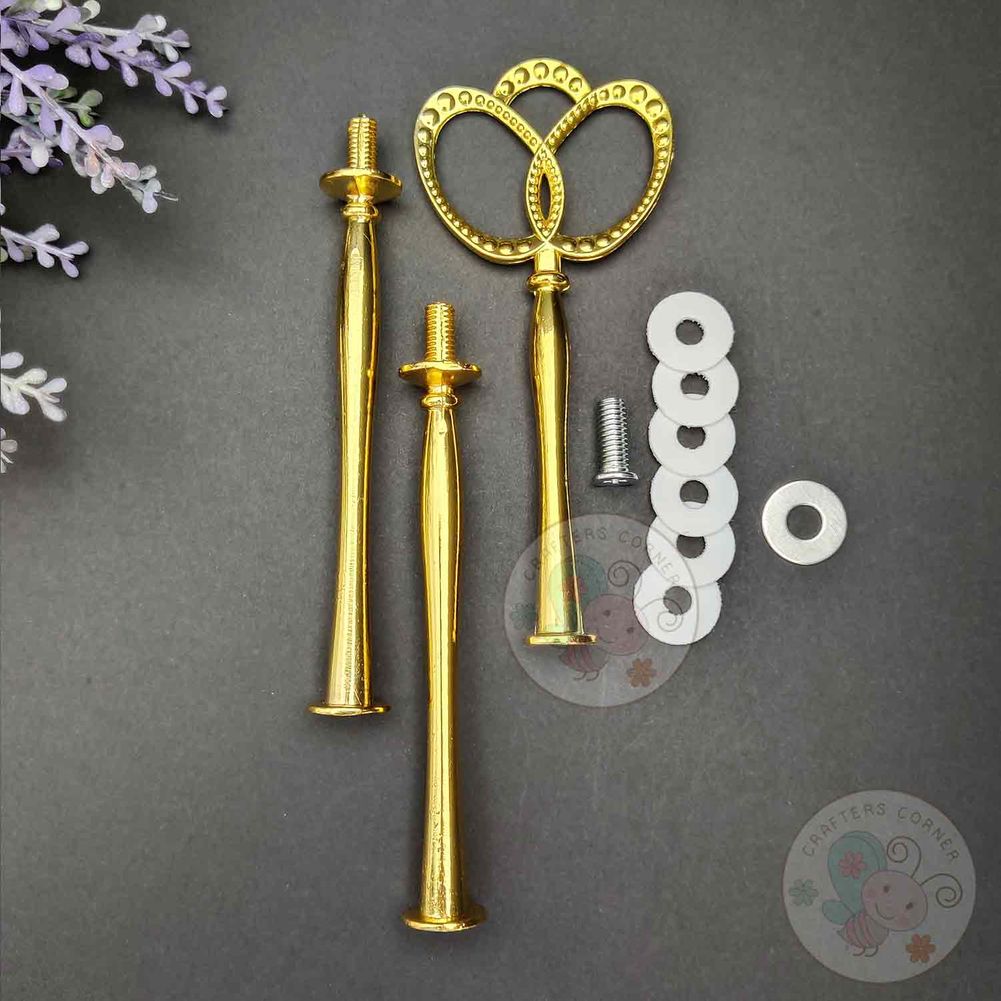 Resin Cake Stand Handle #6 - Golden