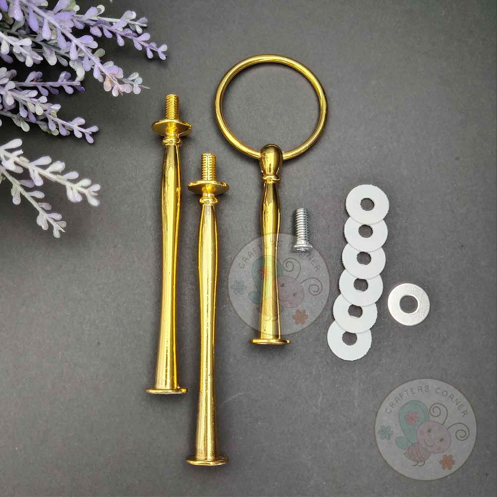 Resin Cake Stand Handle #7 - Golden