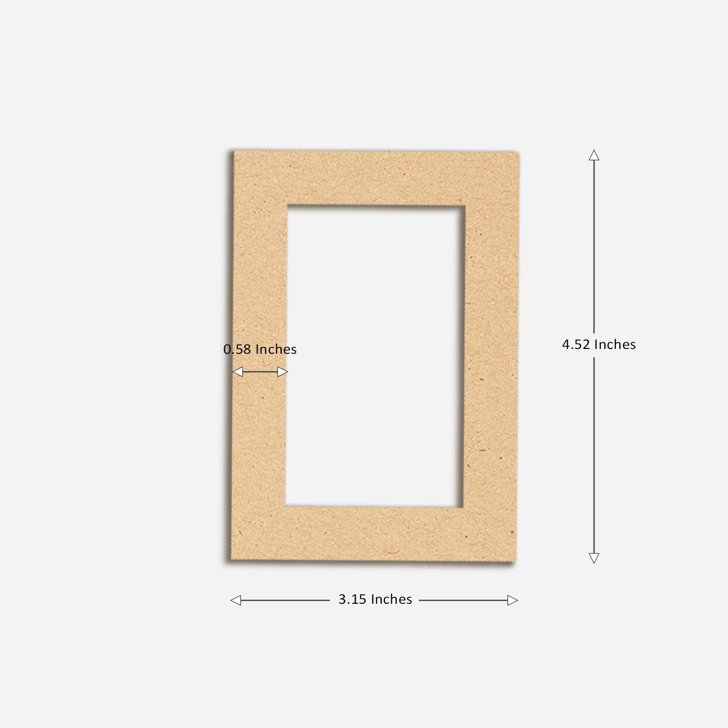 Rectangle Frames - Big (Pack of 5)
