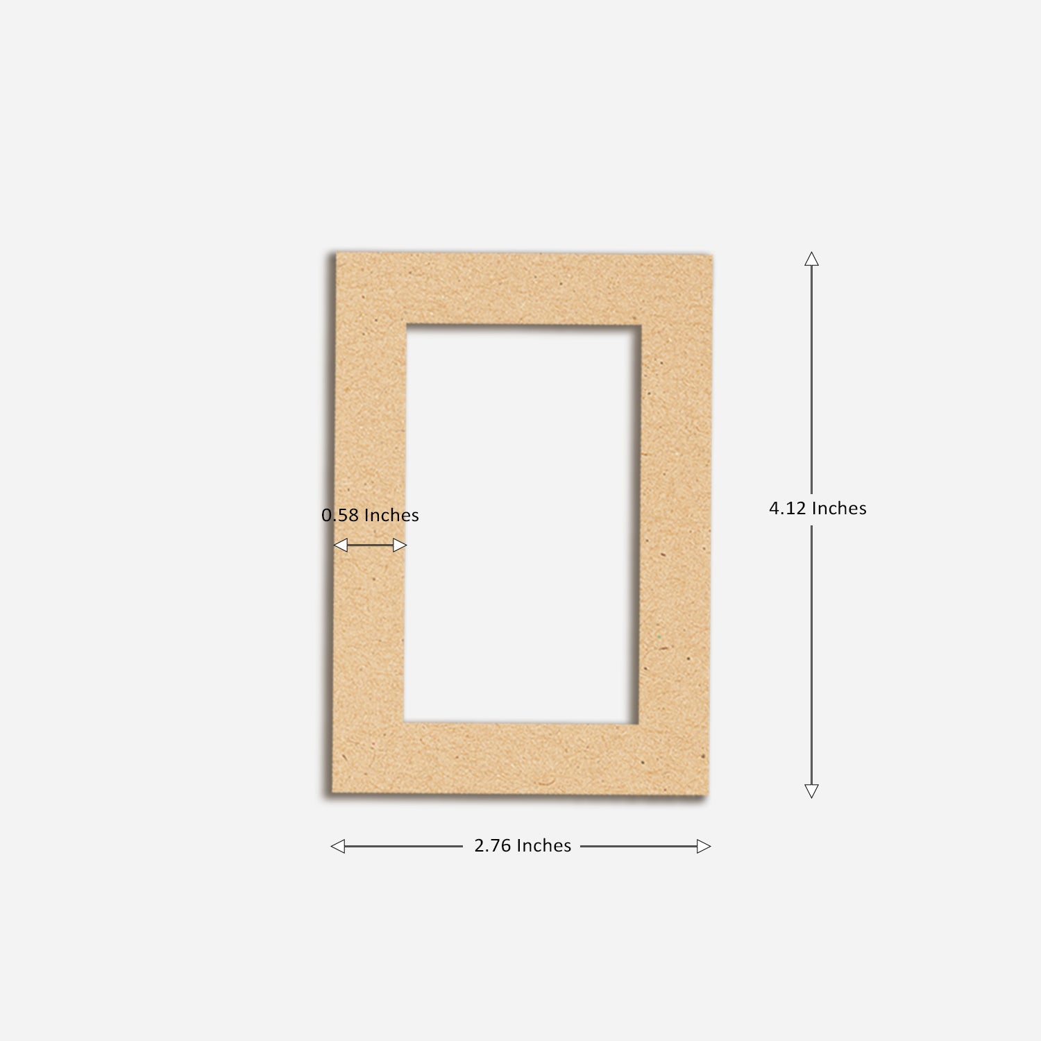 Rectangle Frames - Small (Pack of 5)