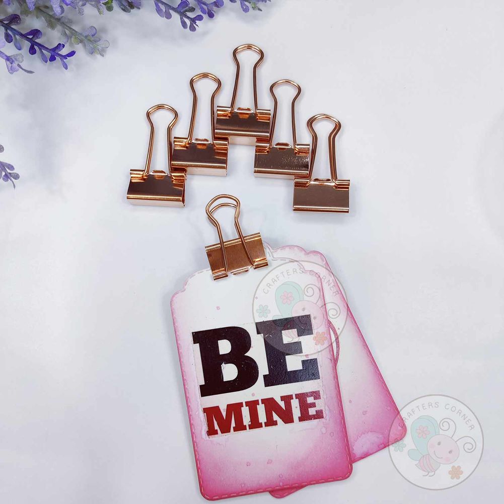 Binder Clips - Rose Gold