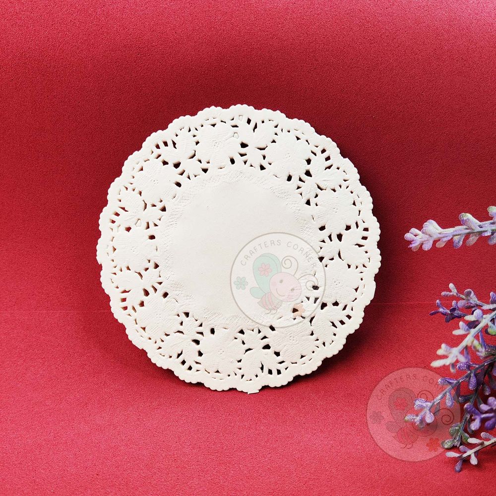 Paper Doilies - 4.5" Round White 50/Pkg #1