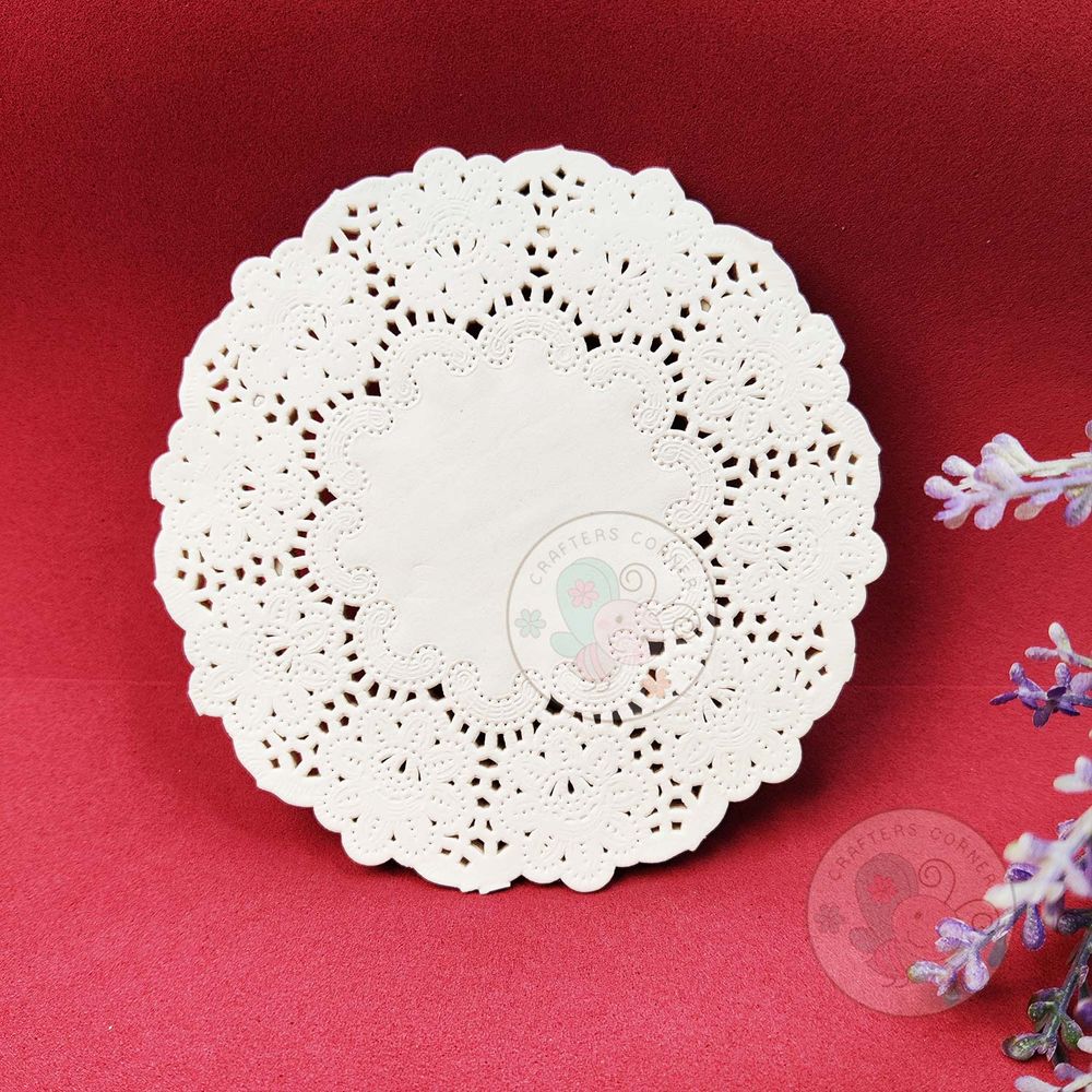 Paper Doilies - 4.5" Round White 50/Pkg #2