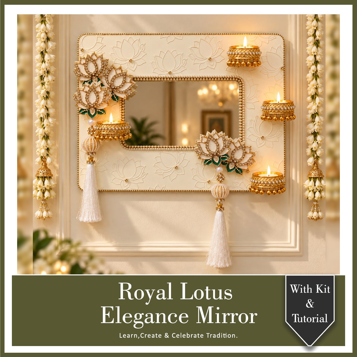 Royal Lotus Elegance Mirror