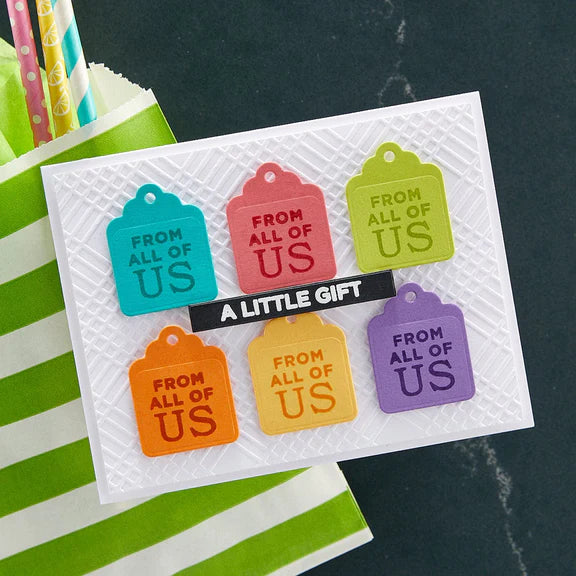 Diamond Plaid Embossing Folder from the Celebrate You Collection