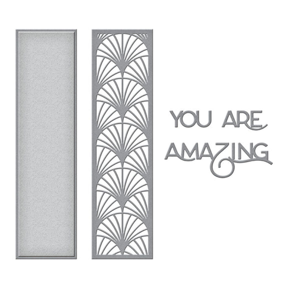 YOU'RE AMAZING ETCHED DIES FROM THE RIGHT WORDS COLLECTION BY BECCA FEEKEN