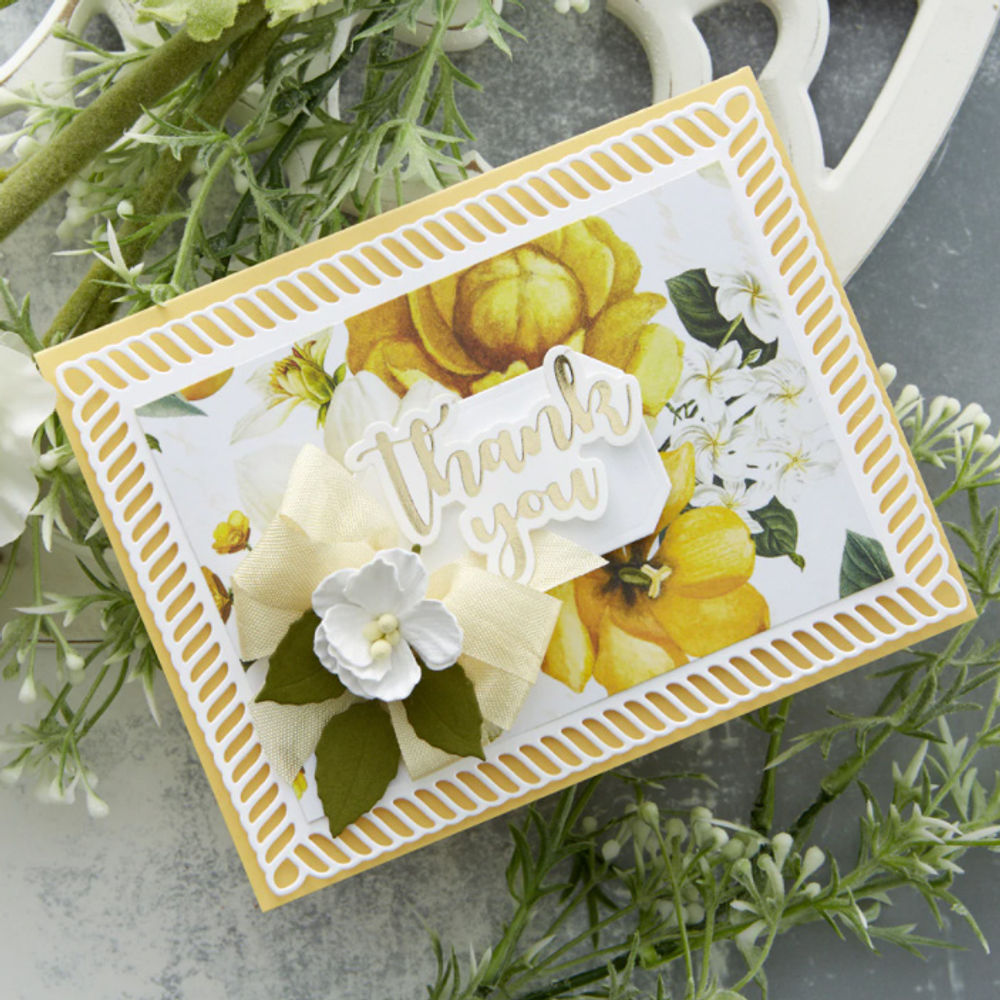 Elegant Twist Rectangles Etched Dies from the Elegant Twist Collection by Becca Feeken