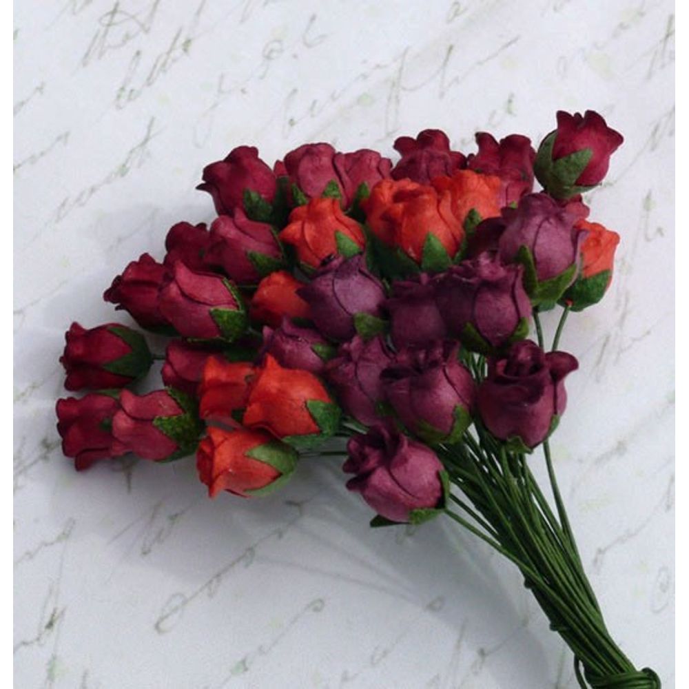 Red Tone - Twisted Rose Buds Combo